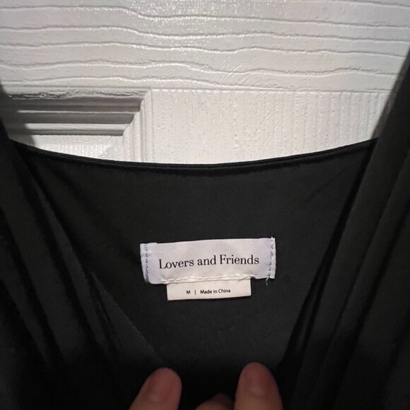 Lovers and Friends Black Long Formal Dress Size M - Picture 2 of 4